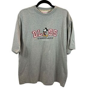 Men’s Vintage Disneyland DL55 Mickey Mouse Grey T-Shirt Size‎
